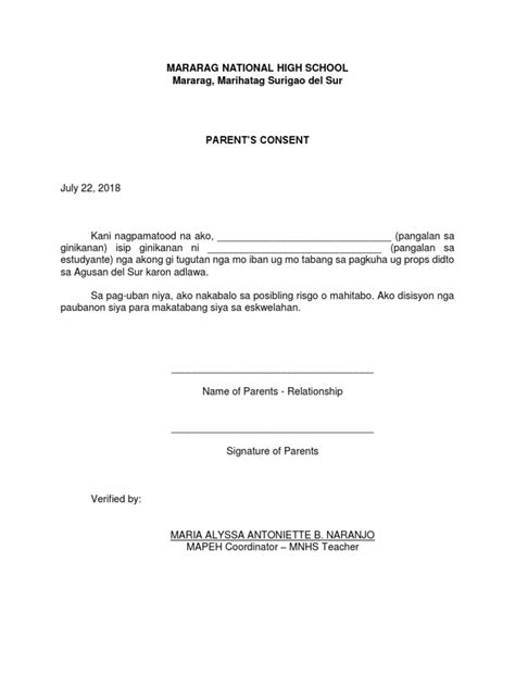 bisaya authorization letter sample